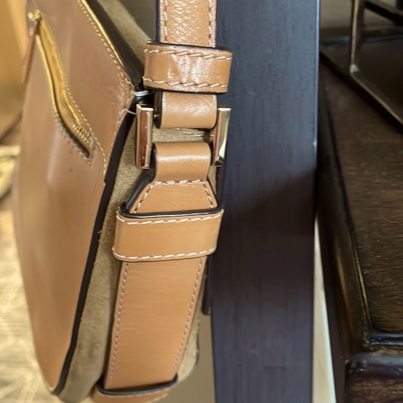 MICHAEL KORS ROMY Medium Messenger Suede Leather Crossbody - Picture 5 of 9